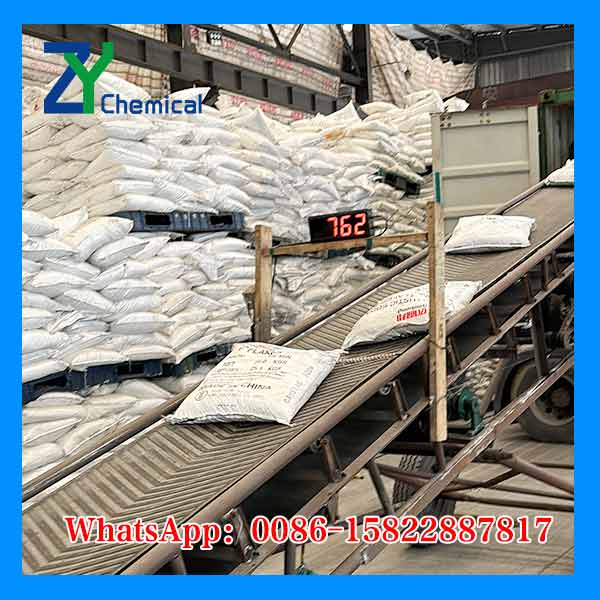 Syst&egrave;me d'emballage automatique de pr&eacute;cision pour soude caustique usine de Chine