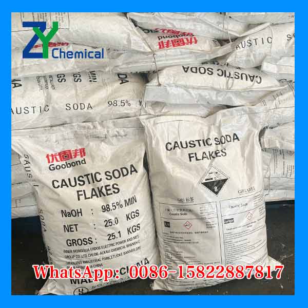 25 kg de paillettes de soude caustique &agrave; 99 % - Usine en Chine