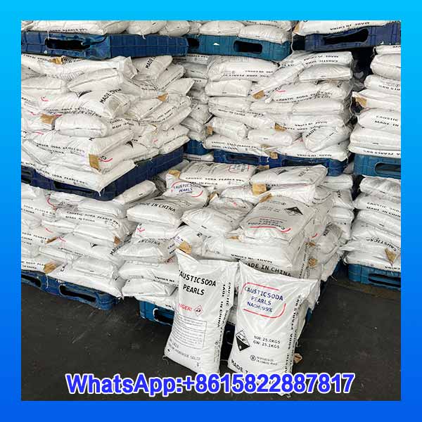 25kg PP PE packaging bags for export caustic soda pearls with moisture proof liner
