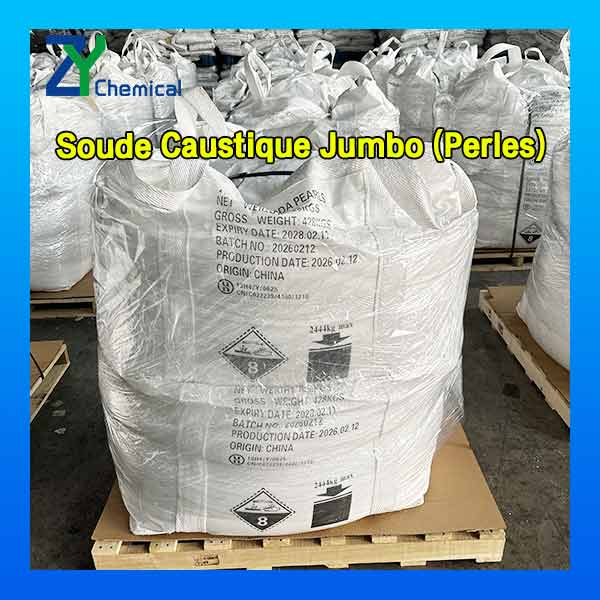Big-bag de soude caustique jumbo 1000kg en perles &agrave; 99.3% de puret&eacute; - Acheter direct usine Chine au meilleur prix