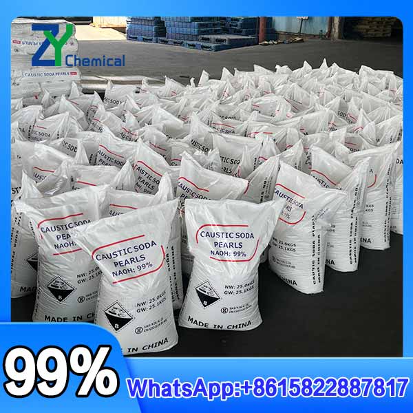 Sac de 25kg de soude caustique en poudre étanche avec doublure PE/PP anti-humidité - Acheter direct usine Chine au meilleur prix