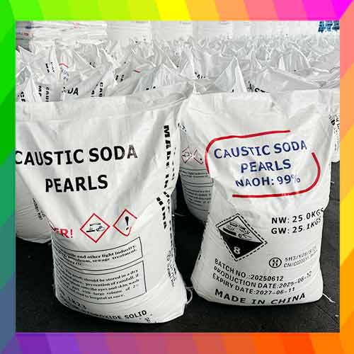 Caustic Soda Pearl 25kg Bag from China