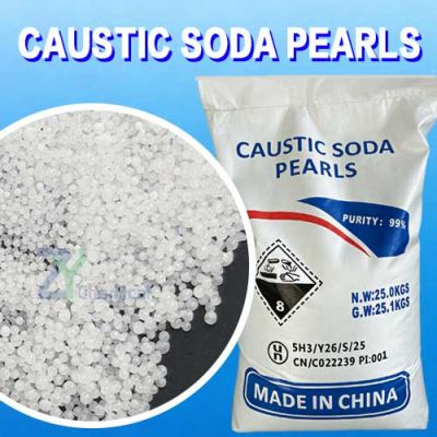 caustic soda pearl 25kg （Naoh 99%）china